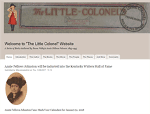 Tablet Screenshot of littlecolonel.com